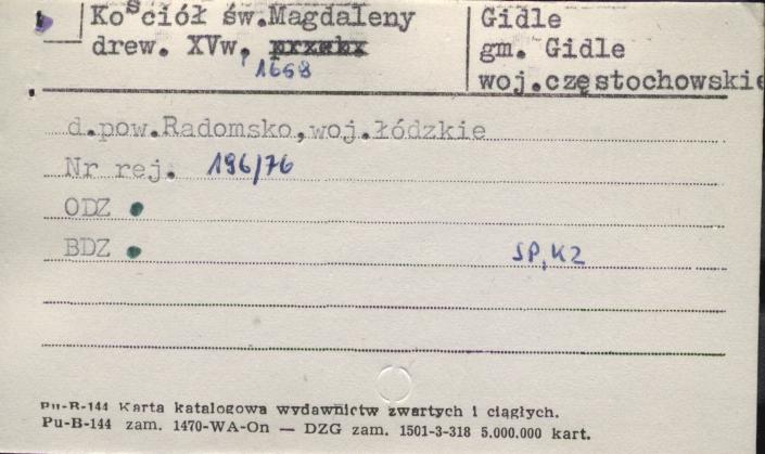 kościół fil. pw. św. Marii Magdaleny, skan 2