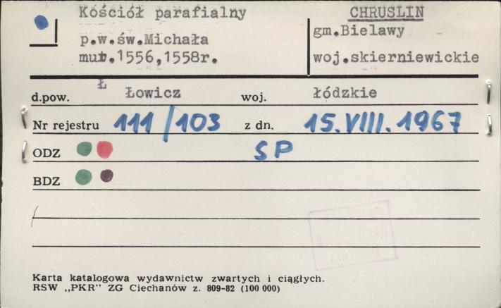 kościół par. pw. św. Michała Archanioła, skan 1