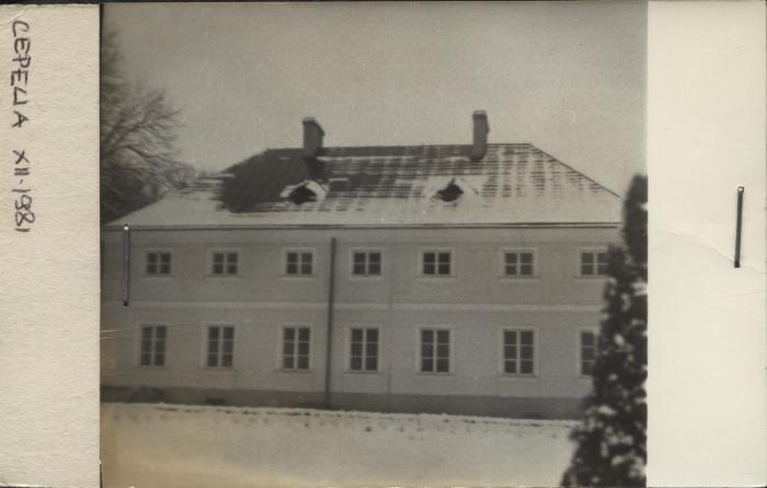 oranżeria pałacowa w parku, skan 2