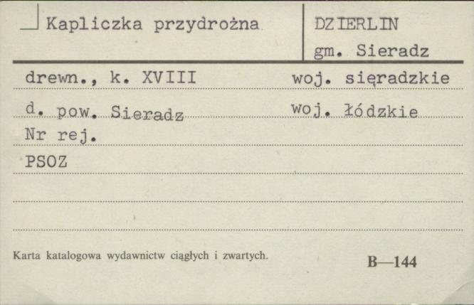 kapliczka przydrożna, skan 1