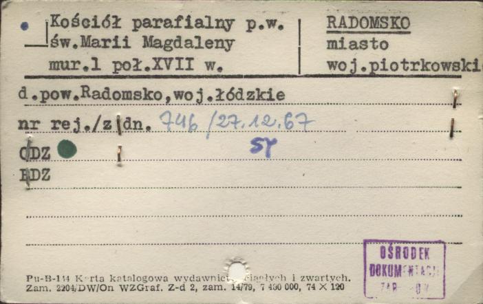 kościół par. pw. św. Marii Magdaleny, skan 1