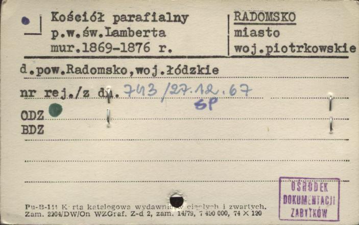 kościół parafialny pw. św. Lamberta, skan 1