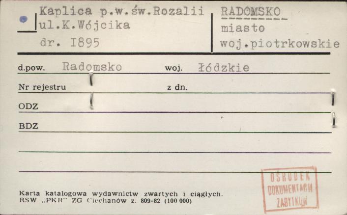 kaplica pw. św. Rozalii, skan 1