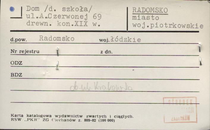szkoła, ob. budynek mieszkalny, skan 1