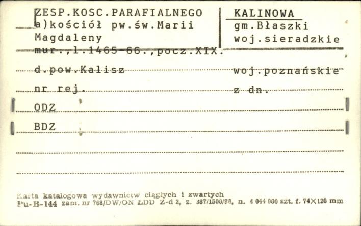 kościół par. pw. św. Marii Magdaleny, skan 3