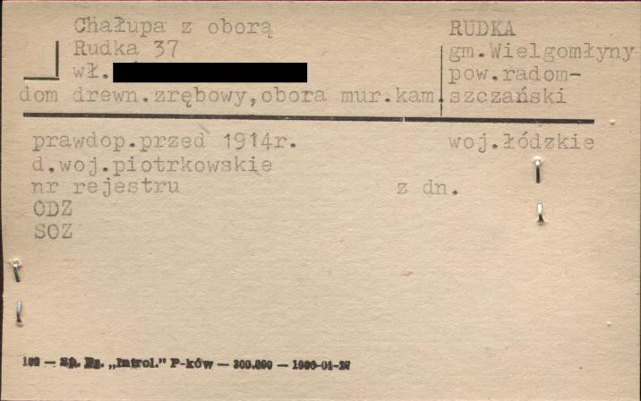 chałupa z oborą, skan 1