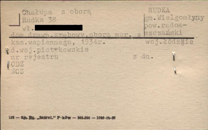 chałupa z oborą, skan 1