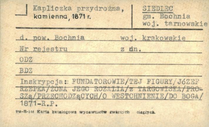 kapliczka przydrożna, skan 1