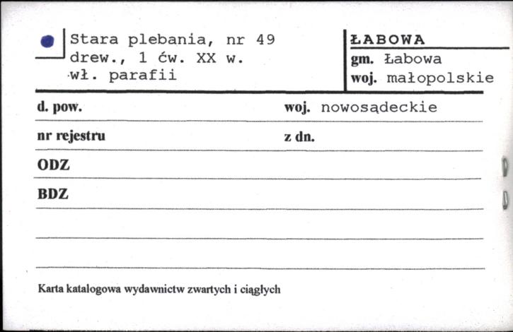 stara plebania, skan 1