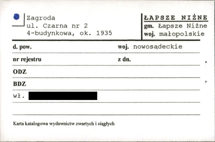 zagroda 4-budynkowa, skan 1
