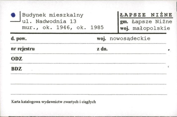 budynek mieszkalny, skan 1