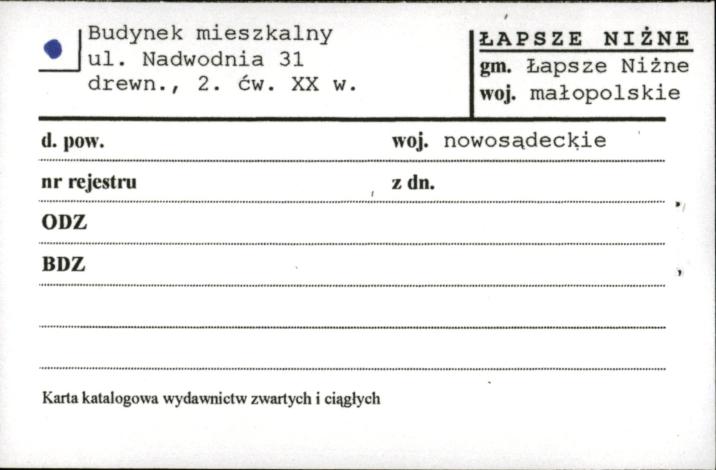 budynek mieszkalny, skan 1