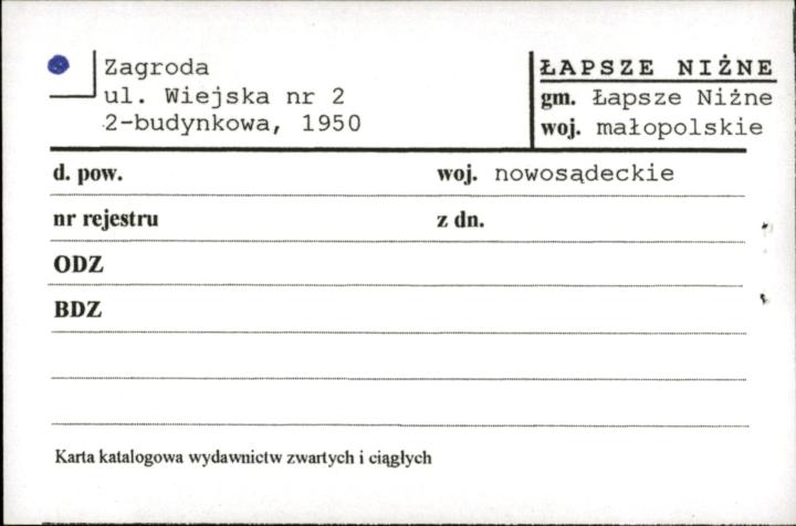 zagroda 2-budynkowa, skan 1