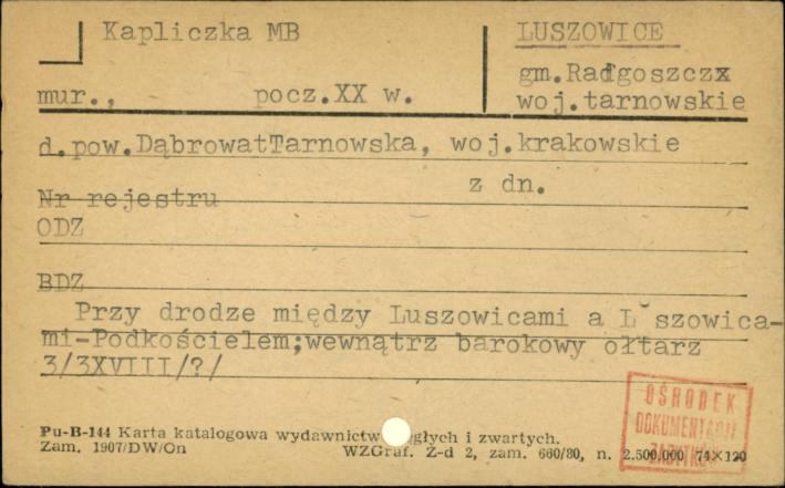 kapliczka MB, skan 1
