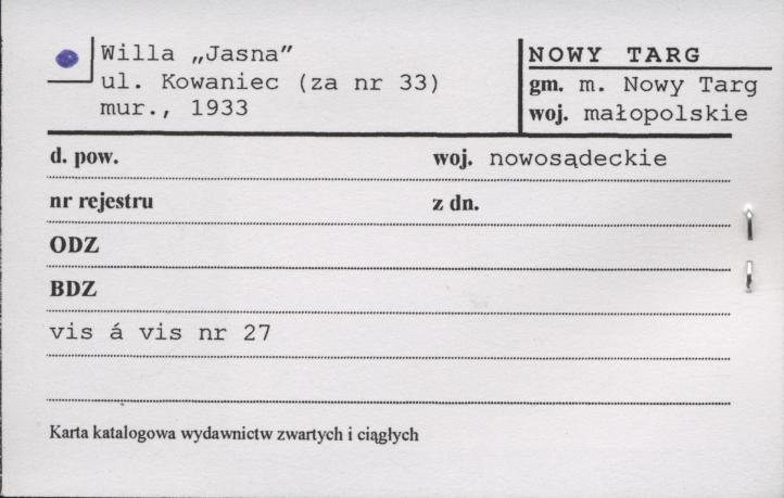 willa Jasna, (za nr 33), skan 1