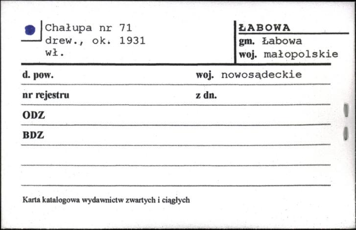 chałupa, skan 1