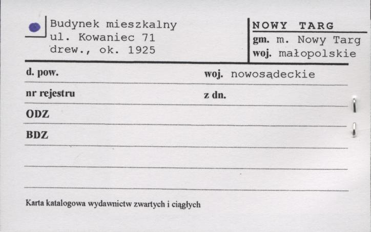 budynek mieszkalny, skan 1