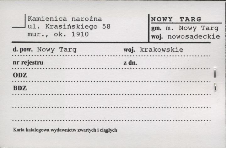 kamienica narożna, skan 1