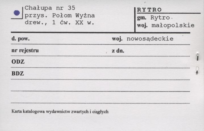 chałupa, skan 1