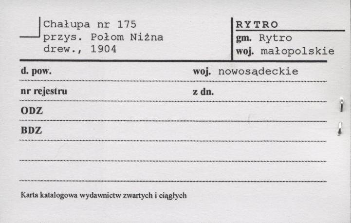 chałupa, skan 1