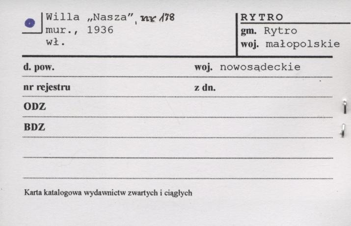 willa Nasza, skan 1