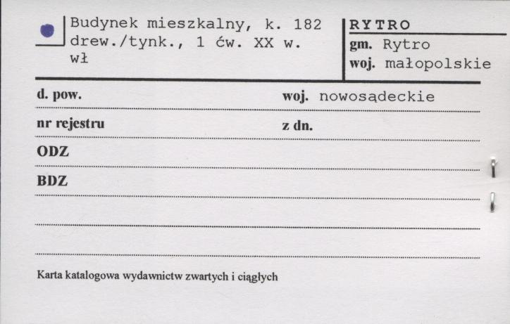 budynek mieszkalny, skan 1