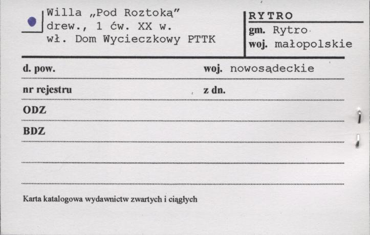 willa Pod Roztoką, skan 1