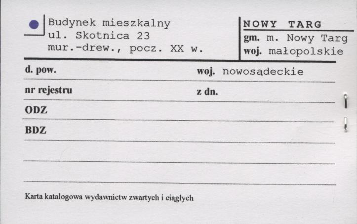 budynek mieszkalny, skan 1