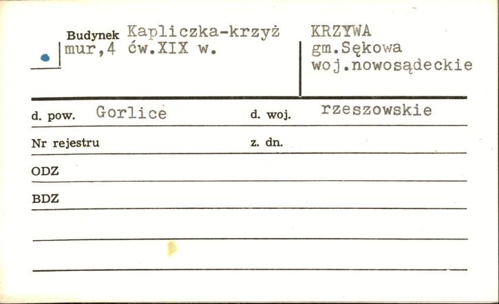 kapliczka-krzyż, skan 1