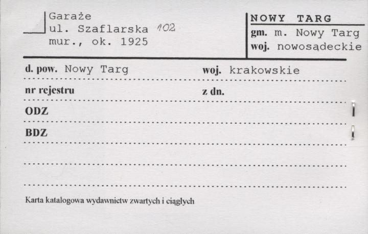 garaże, skan 1