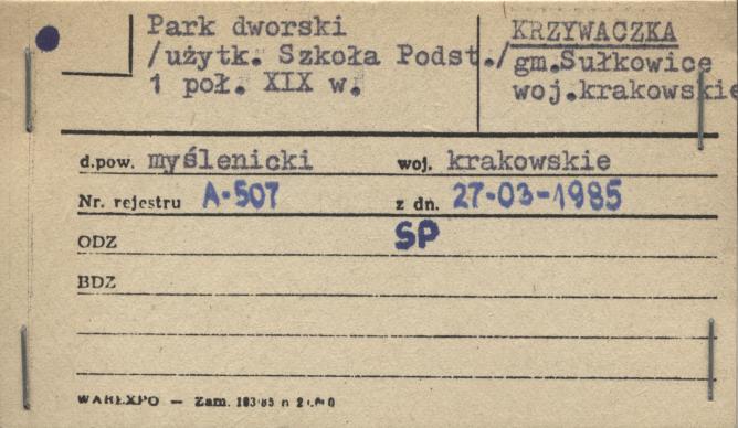park dworski, skan 1