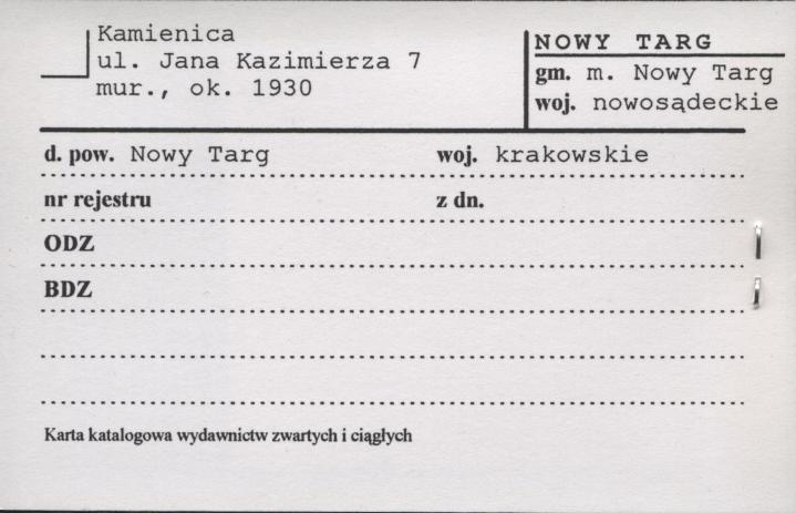 kamienica, skan 1