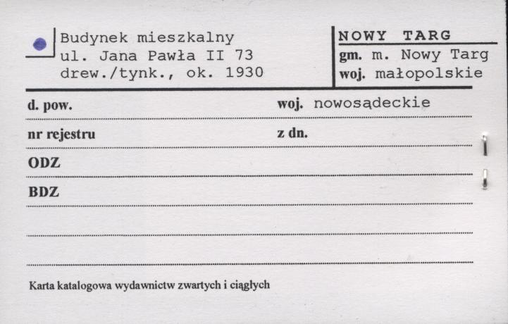budynek mieszkalny, skan 1