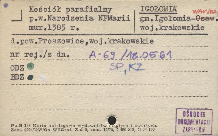 kościół par. pw. Narodzenia NP Marii, skan 1