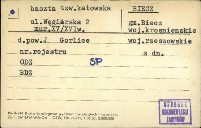 baszta tzw. katowska, skan 1