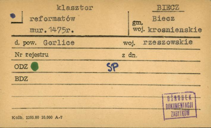klasztor reformatów, skan 1