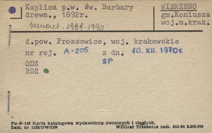 kaplica pw. św. Barbary, skan 1