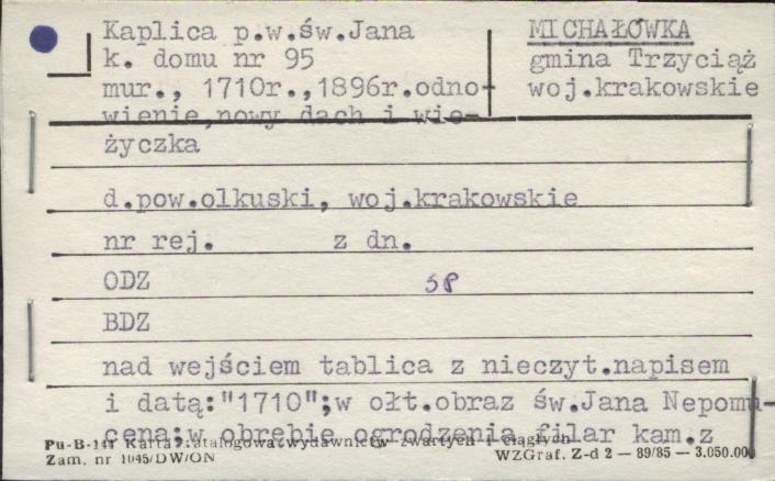 kaplica pw. św. Jana, skan 1
