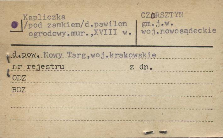pawilon ogrodowy, ob. kaplica, skan 1