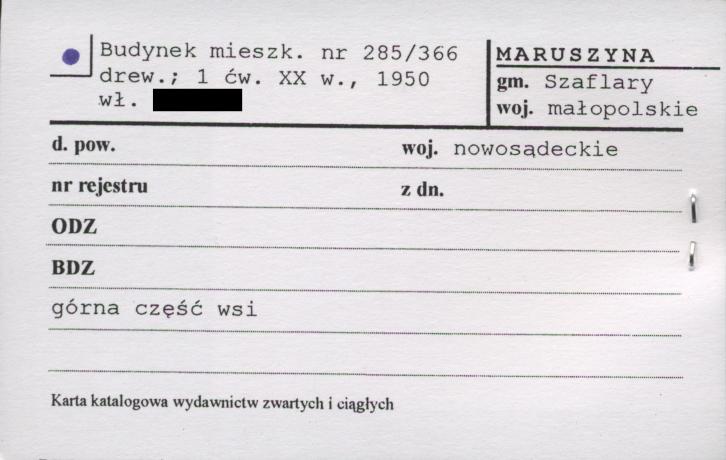 budynek mieszkalny, skan 1