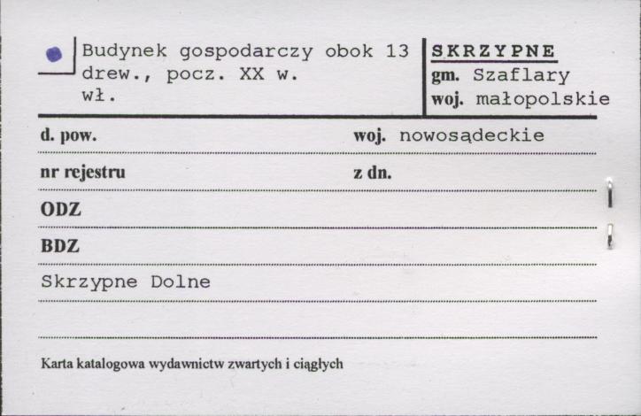 budynek gospodarczy obok 13, skan 1