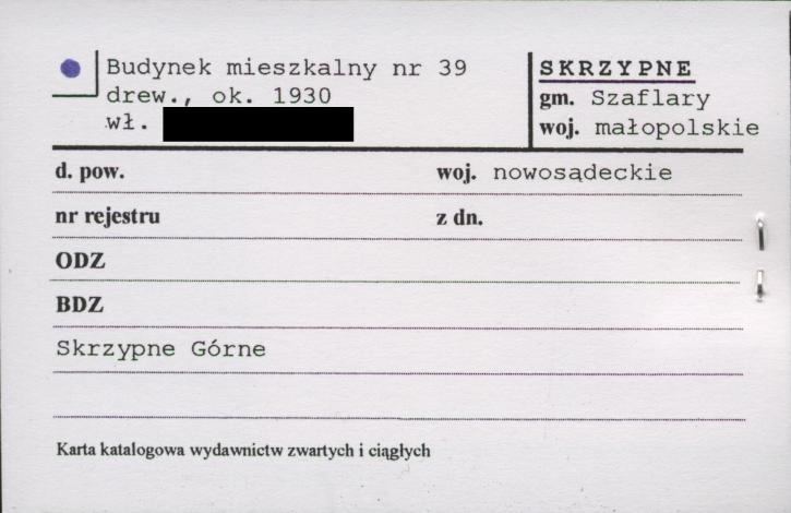 budynek mieszkalny, skan 1