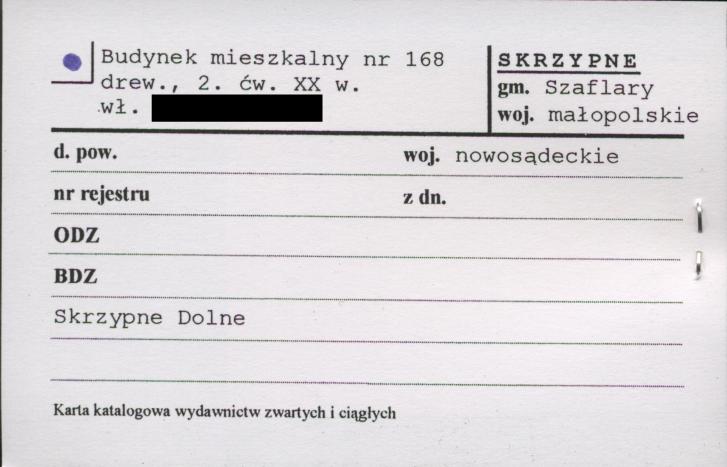 budynek mieszkalny, skan 1