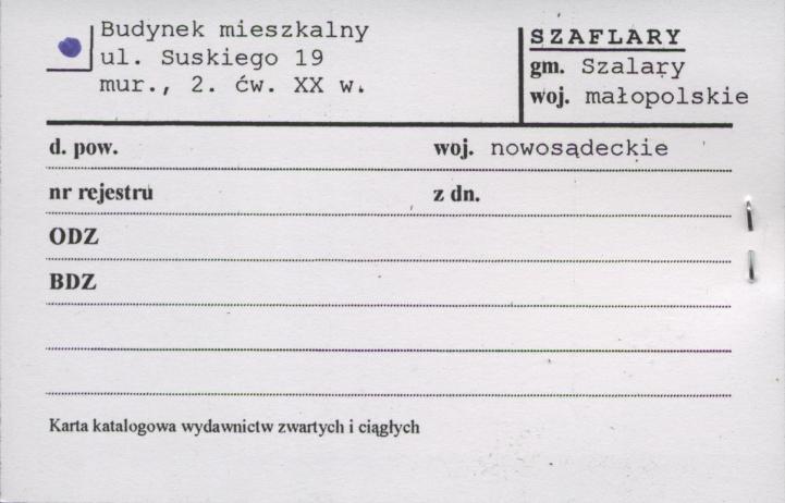 budynek mieszkalny, skan 1