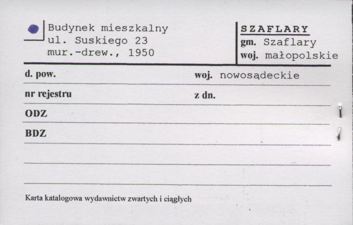 budynek mieszkalny, skan 1