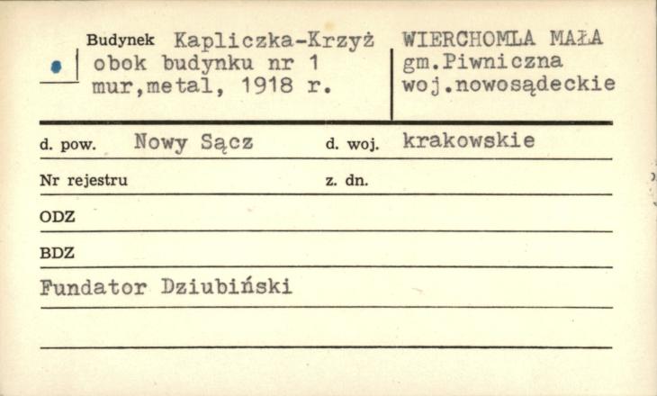 kapliczka-krzyż, skan 1
