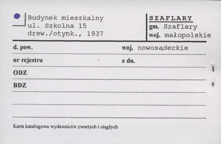 budynek mieszkalny, skan 1