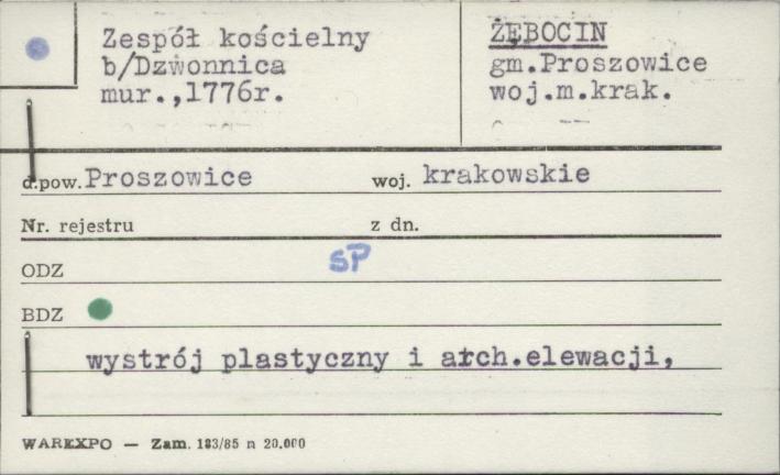 zespół kościelny - dzwonnica, skan 1