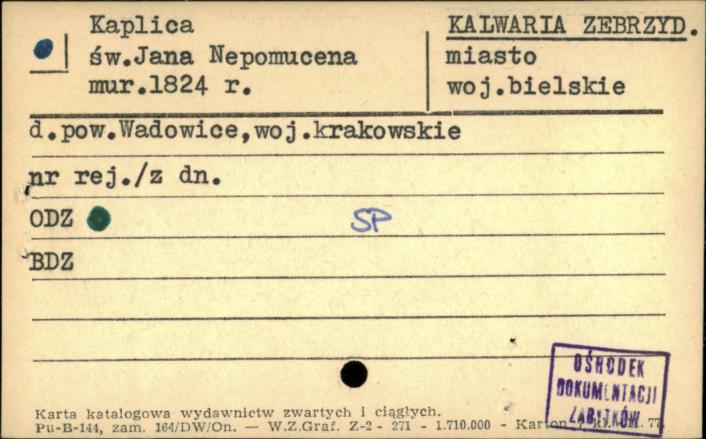 kaplica św. Jana Nepomucena, skan 1