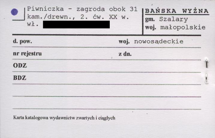 piwniczka - zagroda, skan 1
